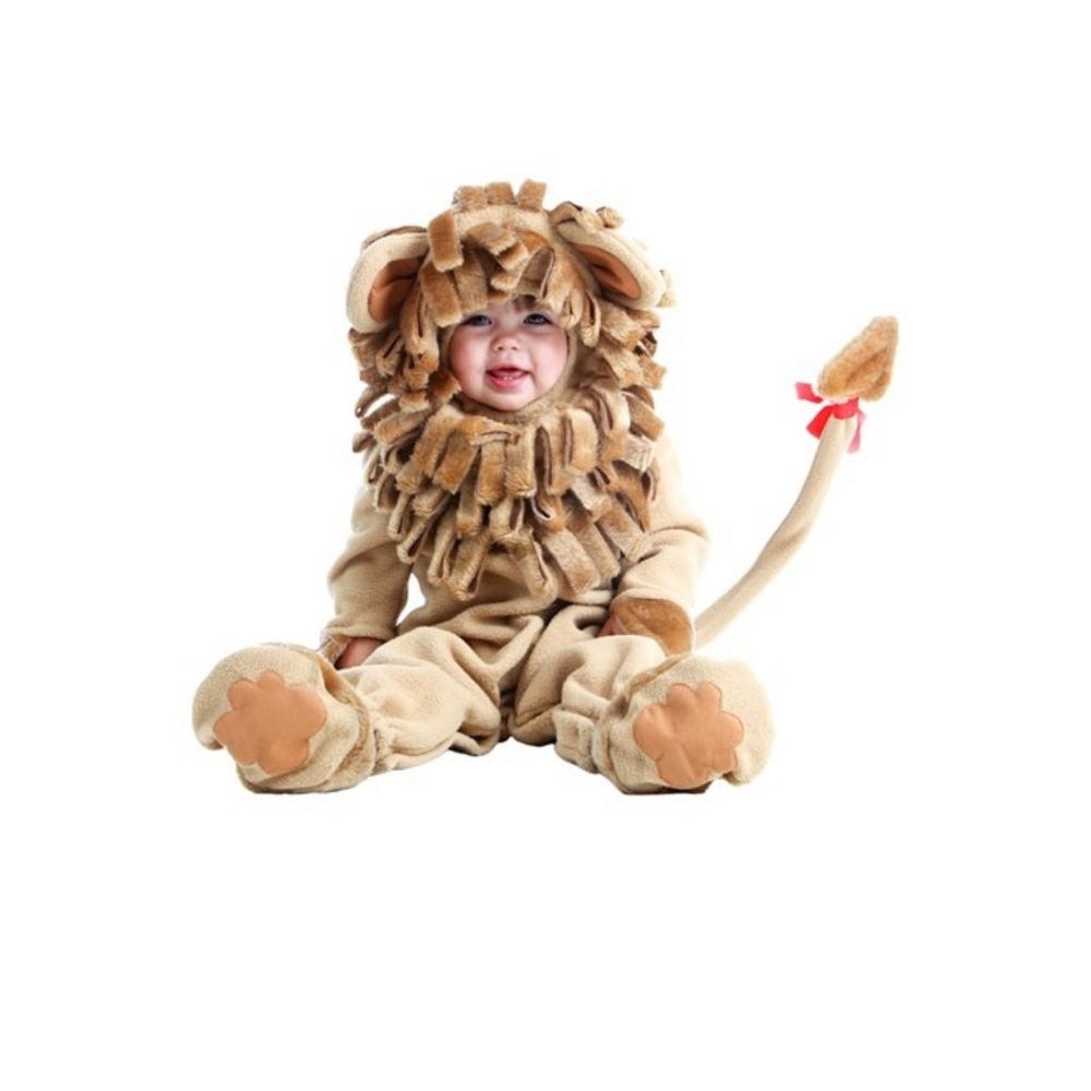 Adorable Tan Lion Kids Costume